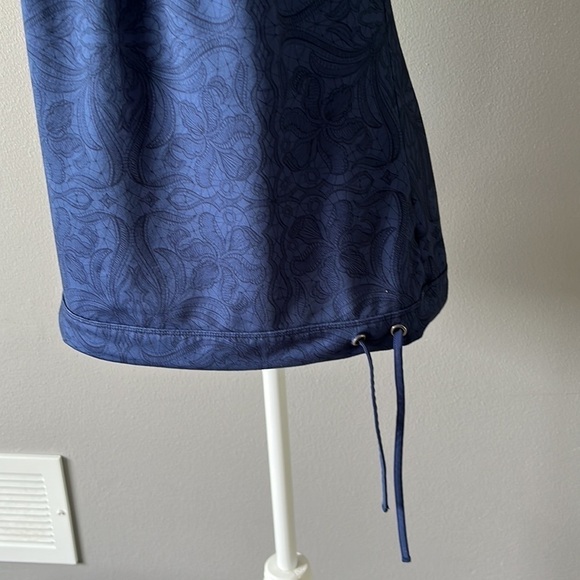 Athleta Blue Patterned Racerback Tank Top - Picture 6 of 13